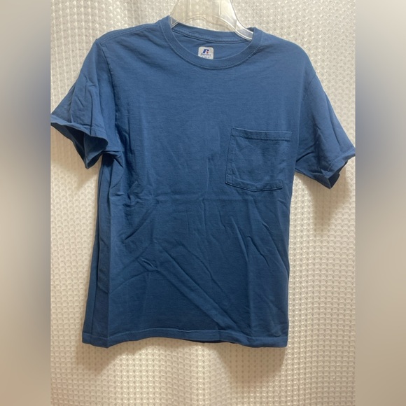 Russell Athletic Classic Blue Short Sleeve Tee - Picture 1 of 5